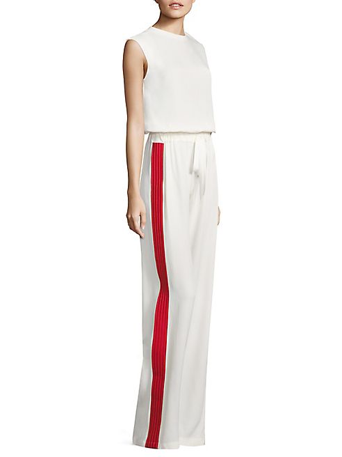 Alexis - Karolin Striped Track Jumpsuit