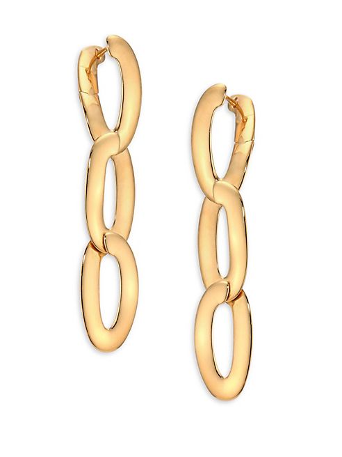 Vhernier - Olimpia 18K Rose Gold Link Earrings