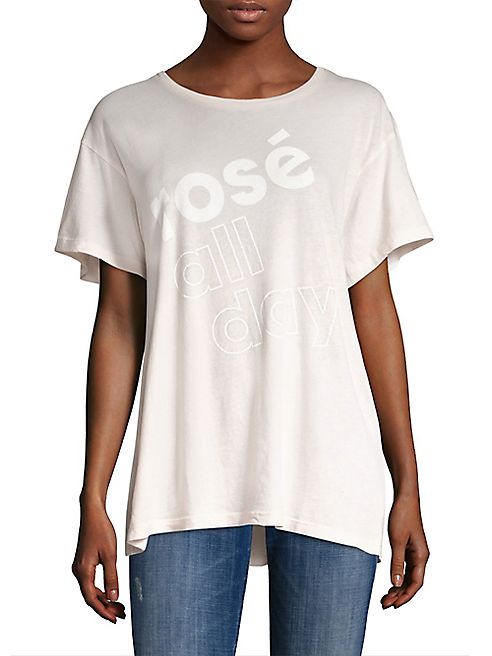 Wildfox - Rosé All Day Graphic Tee