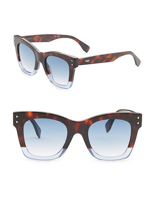 Fendi - Colorblock 56MM Square Sunglasses