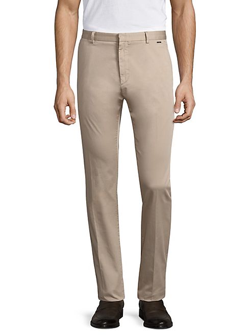 HUGO BOSS - Slim-Fit Cotton Pants