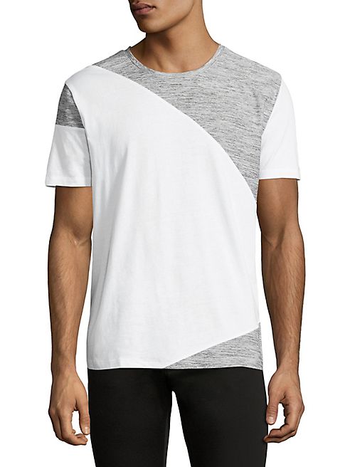 HUGO BOSS - Regular-Fit Colorblock Cotton Tee