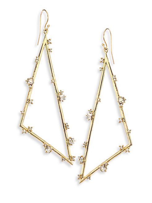 Alexis Bittar - Elements Crystal Triangle Earrings