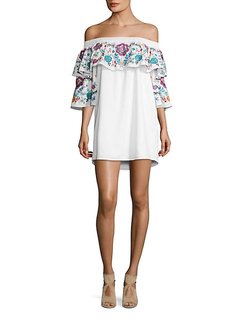 Parker - Cathy Embroidered Dress