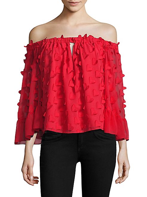 Alice McCall - Love Conquer Off-The-Shoulder Top