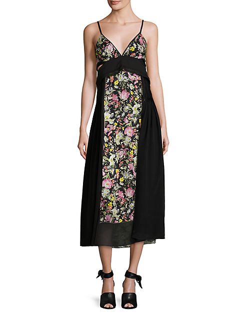 3.1 Phillip Lim - Floral-Print Silk Midi Dress