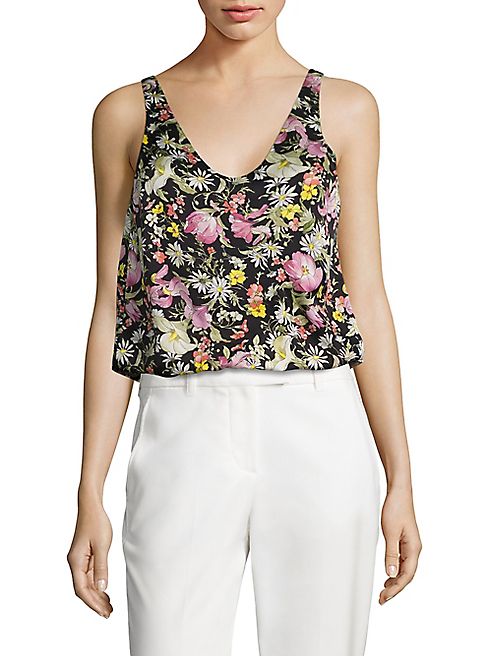 3.1 Phillip Lim - Meadow Floral-Print Silk Top