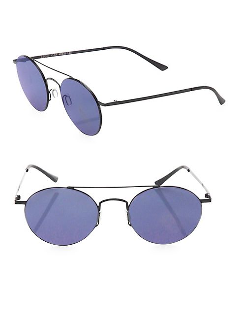 Kyme - 49MM Flat Round Sunglasses