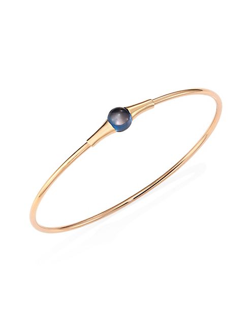 Pomellato - M'ama Non M'ama London Blue Topaz & 18K Rose Gold Bangle