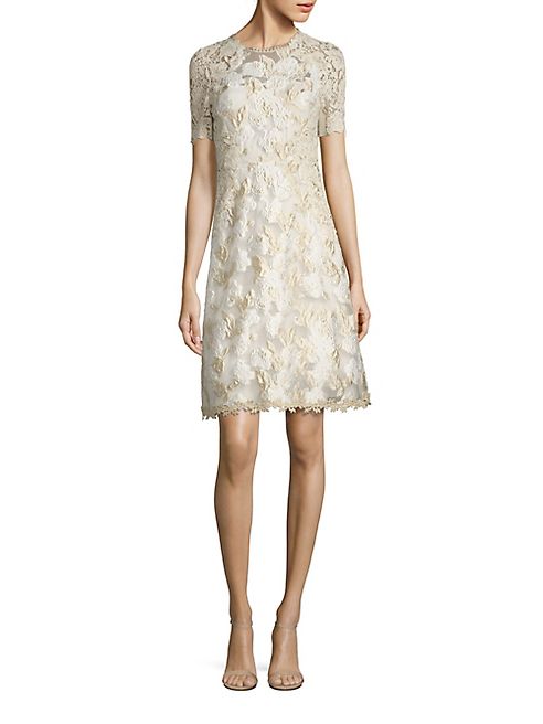 Elie Tahari - Floral Lace Dress