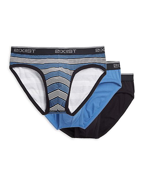 2(X)IST - 3 Pack Stretch-Cotton No Show Brief