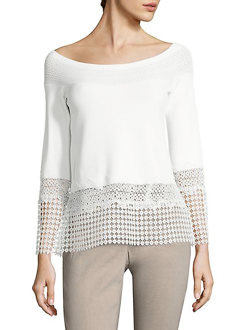 Elie Tahari - Alisha Bell Sleeve Sweater