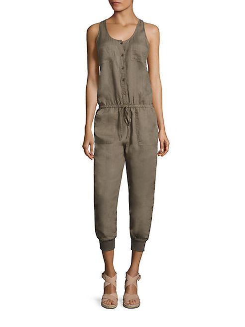 Joie - Dantel Cropped Linen Jumpsuit