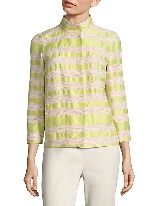 Lafayette 148 New York - Vanna Striped Tweed Jacket