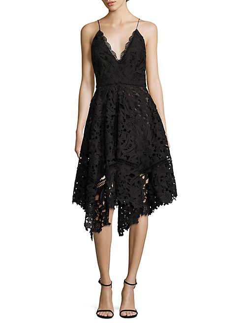 NICHOLAS - Azalia Lace Handkerchief Dress