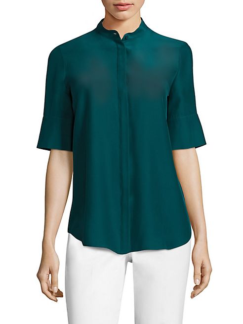 Lafayette 148 New York - Theodora Matte Silk Blouse