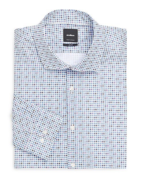 strellson - Seam Slim-Fit Cotton Dress Shirt