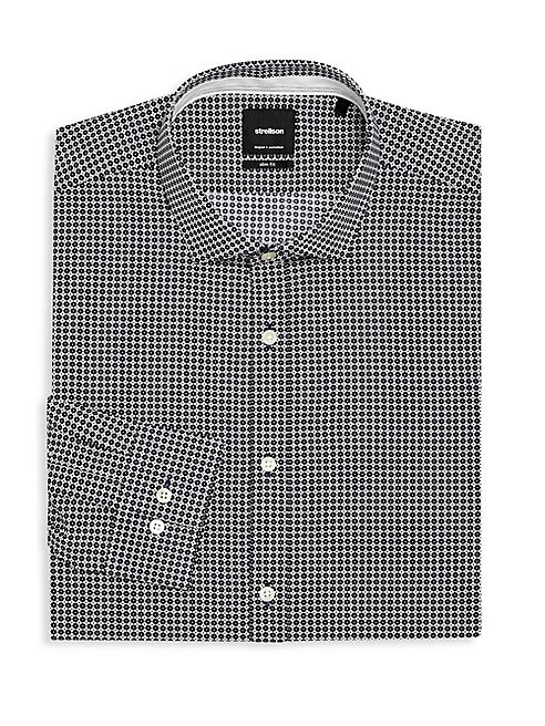 strellson - Serevino Cotton Regular-Fit Dress Shirt