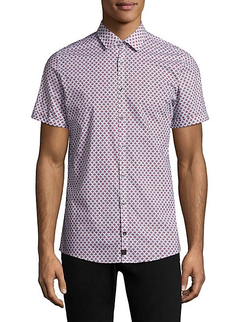 strellson - Sidney Short Sleeve Cotton Shirt