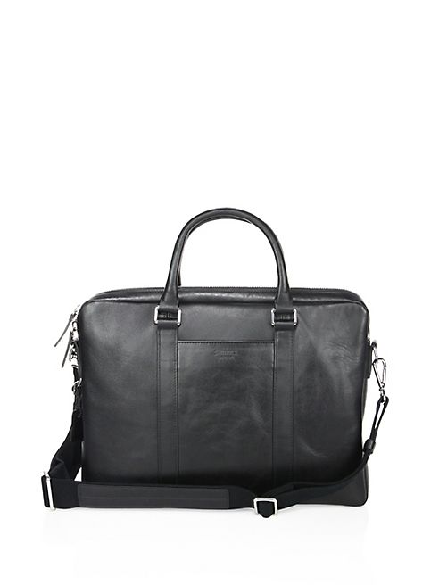 Shinola - Textured Leather Computer Briefcase