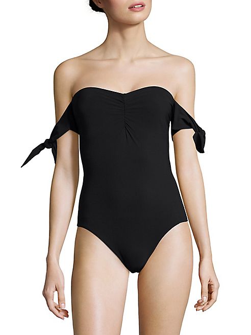 Karla Colletto Swim - Barcelona One-Piece Off-the-Shoulder Swimsuit