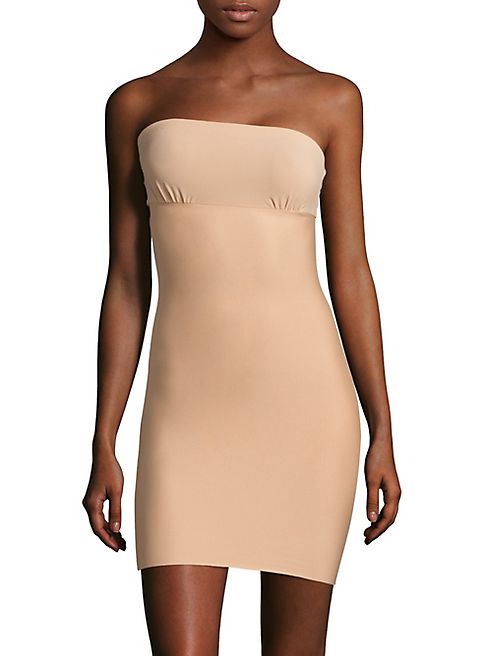 Commando - Two-Faced Tech Strapless Slip Dress