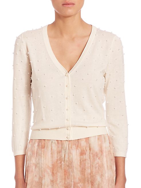 Jenny Yoo - Perla Pearly Beaded Cardigan