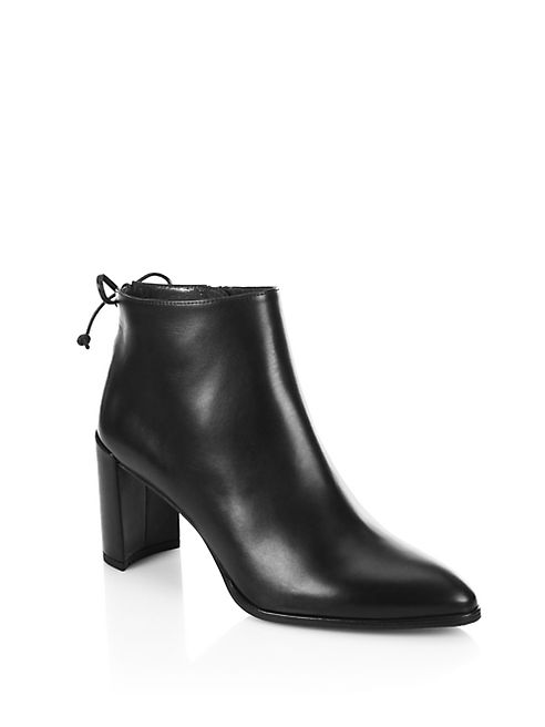 Stuart Weitzman - Lofty Skol Pipe Leather Booties