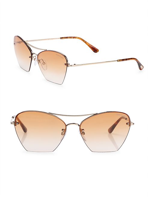 Tom Ford Eyewear - Annabel 58MM Cat Eye Sunglasses