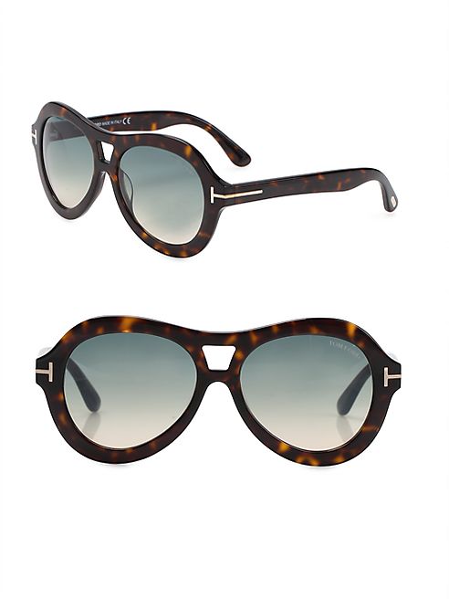 Tom Ford Eyewear - Islay 56MM Aviator Sunglasses