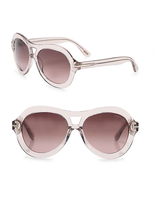 Tom Ford Eyewear - Islay 56MM Aviator Sunglasses