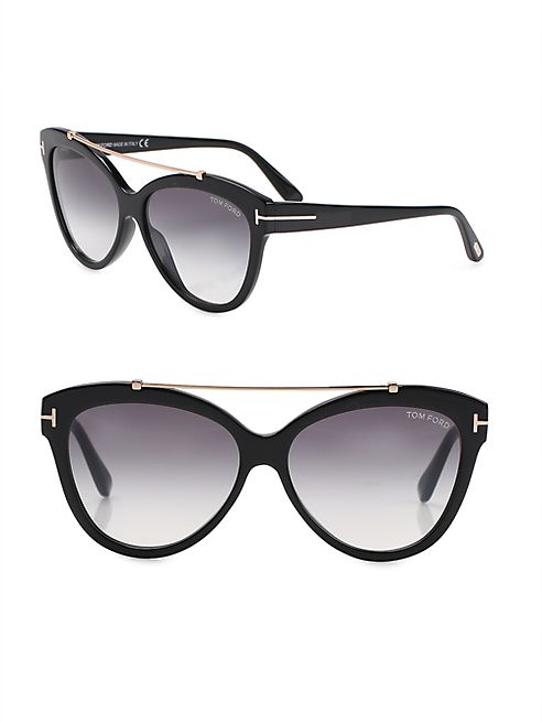 Tom Ford Eyewear - Livia 56MM Cat Eye Sunglasses