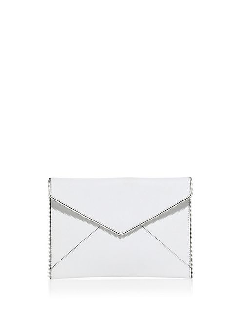 Rebecca Minkoff - Leo Saffiano Leather Envelope Clutch