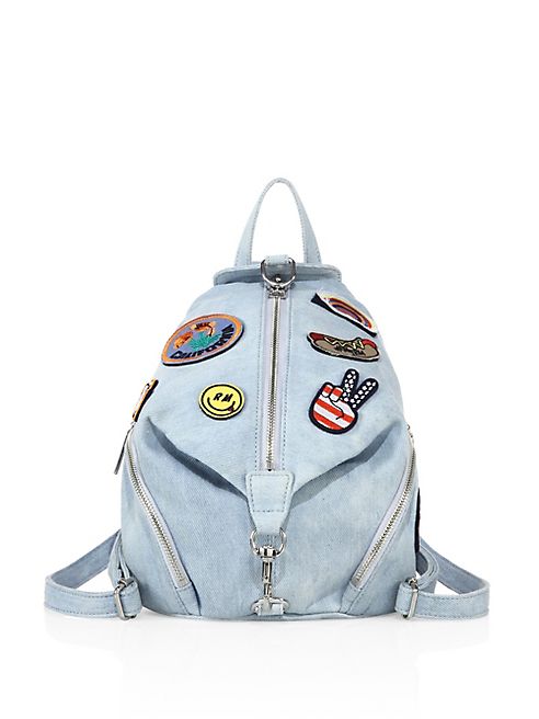 Rebecca Minkoff - Julian Medium Patchwork Denim Backpack