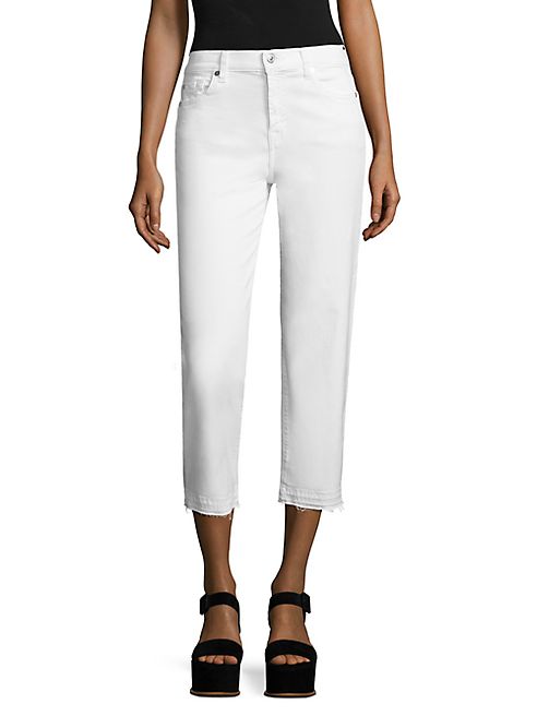 7 For All Mankind - Kiki Released Hem Straight-Leg Jeans