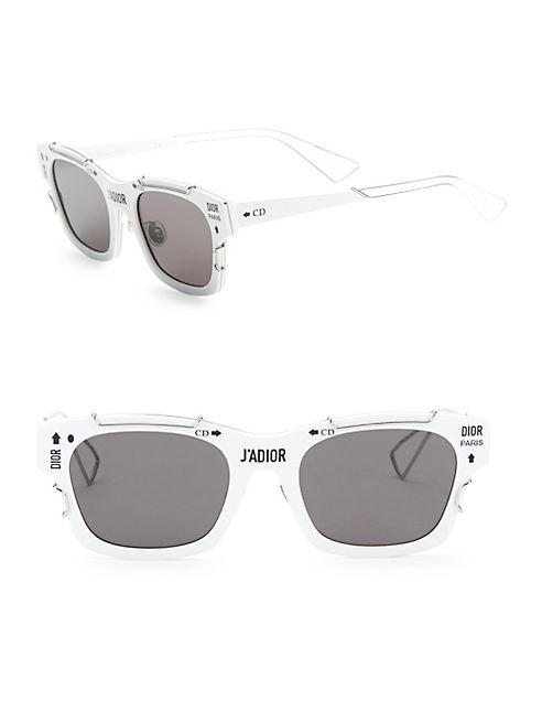 Dior - J'Adior 51MM Futuristic Square Sunglasses