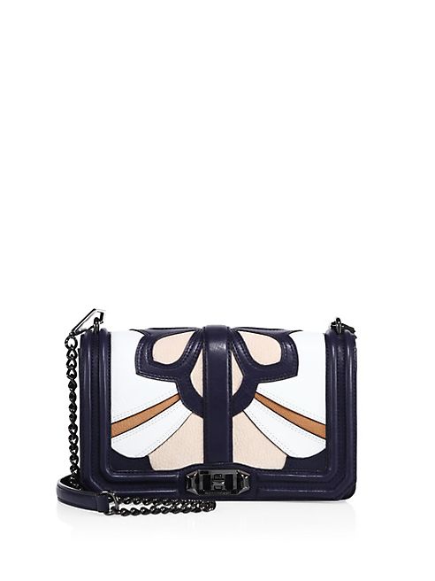 Rebecca Minkoff - Floral Patchwork Love Leather Crossbody Bag