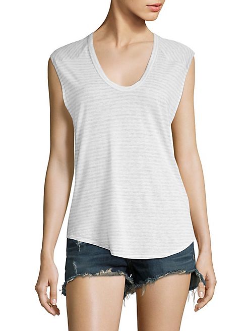 rag & bone/JEAN - Valley Striped Relaxed Tank Top