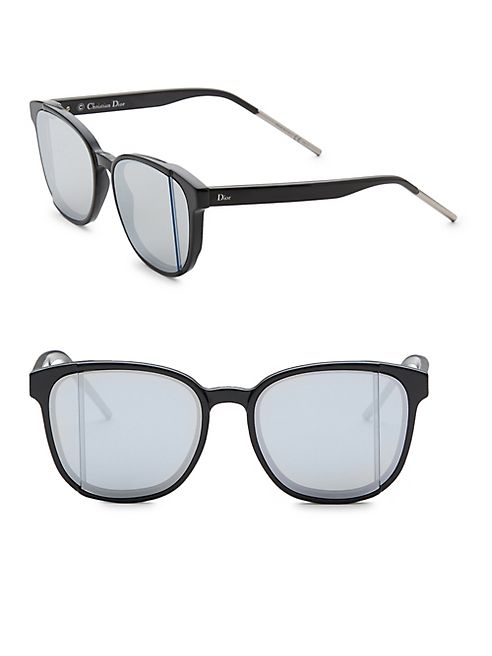 Dior - Diorsteps 55MM Mirrored Square Sunglasses