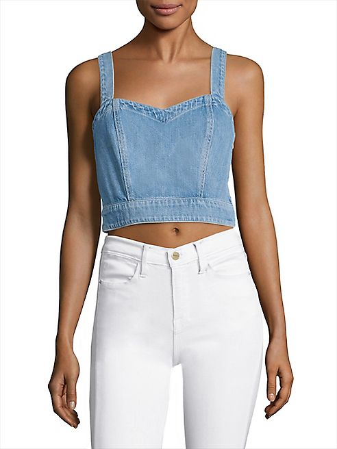 7 For All Mankind - Denim Bustier