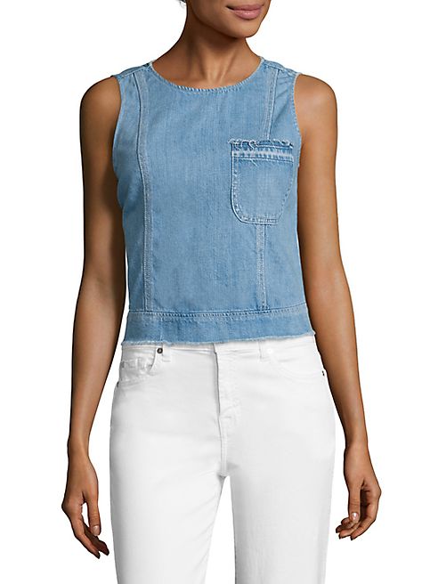 7 For All Mankind - Denim Shell Top