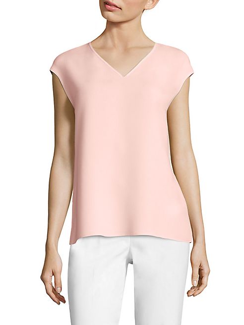 Lafayette 148 New York - Bryson Silk Double Georgette Blouse