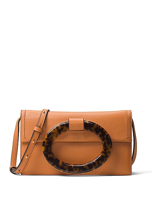 Michael Kors Collection - Baxter Ring Leather Clutch