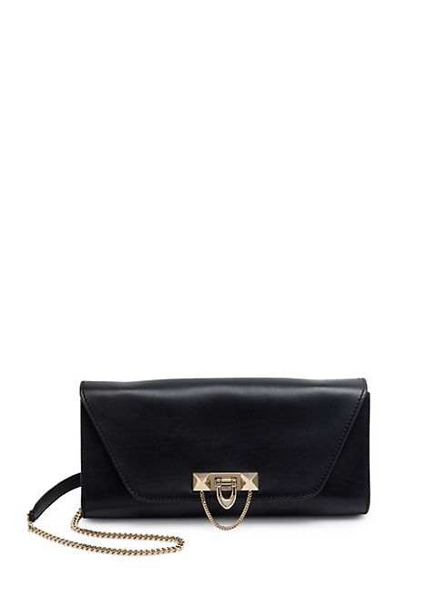 Valentino - Demi Lune Leather Chain Shoulder Bag