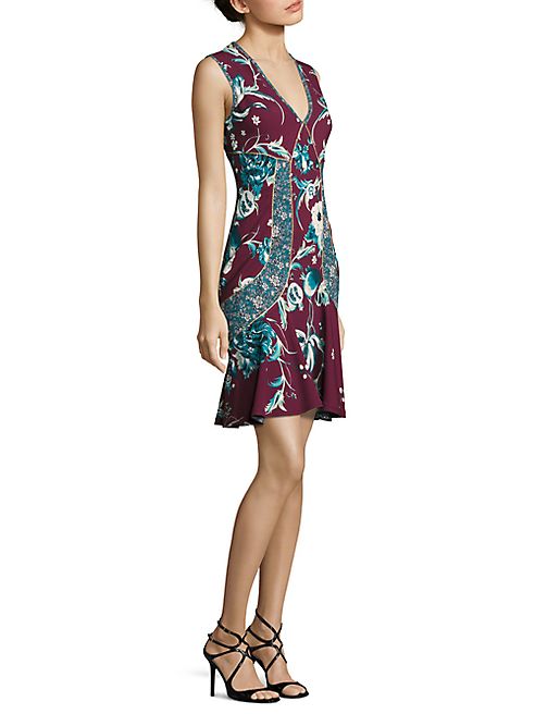 Roberto Cavalli - Floral-Print Jersey Dress