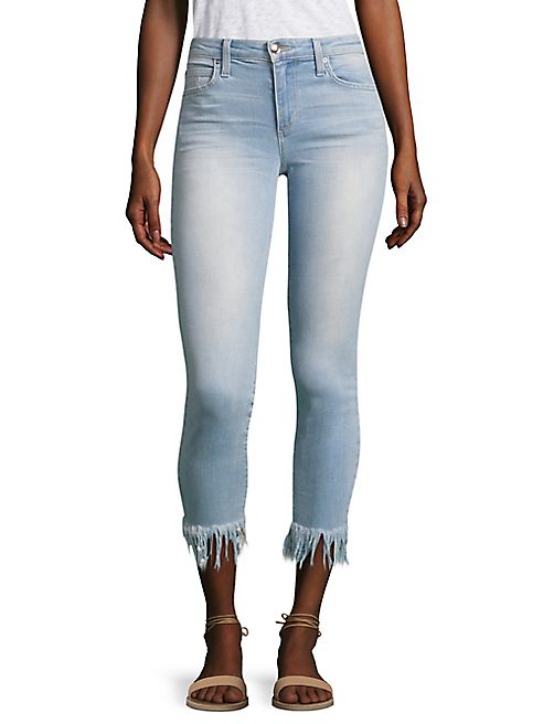 Joe's - Frayed-Cuff Cropped Denim Pants