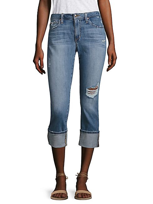 Joe's - Distressed Skinny Boyfriend Jeans