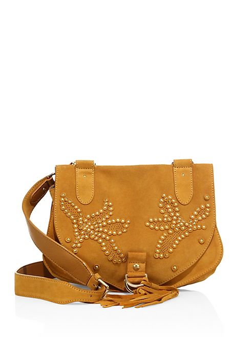 See by Chloé - Collins Studded Suede Messenger Bag