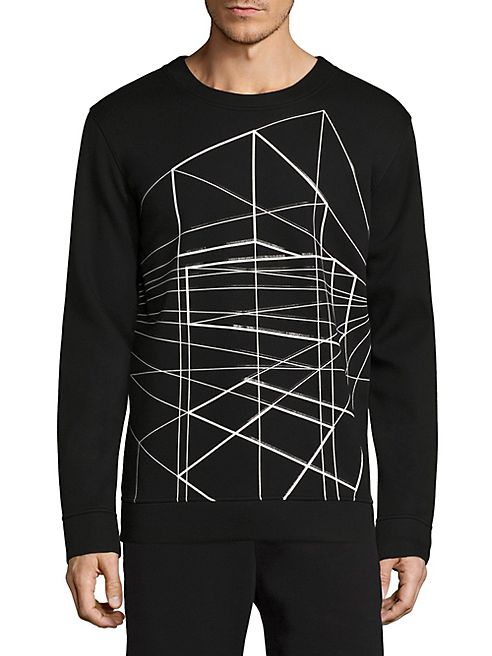 Diesel Black Gold - Long Sleeve Printed Sweater