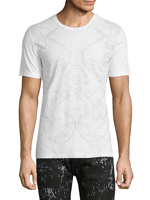 Diesel Black Gold - Geometric Printed Tee